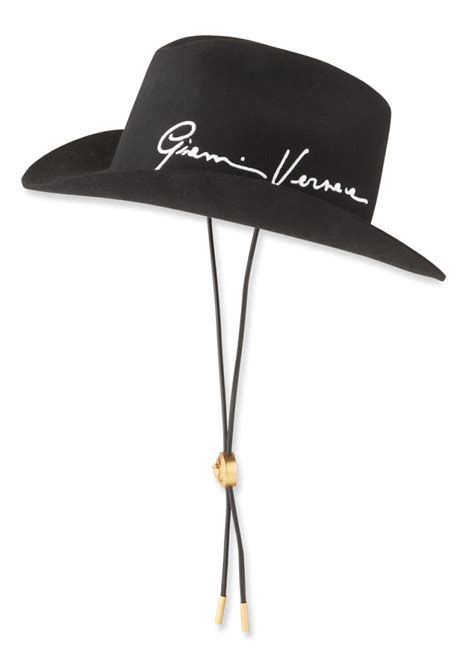 men's versace cap|Versace cowboy hat.